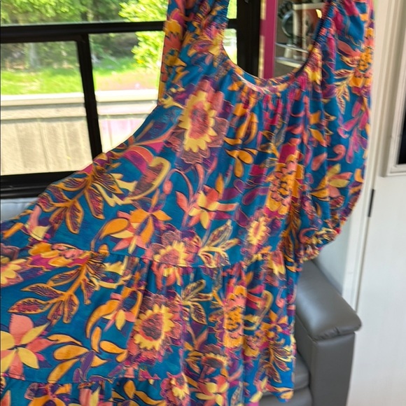 NWOT Terra & Sky Multicolor Floral Top - Picture 7 of 7